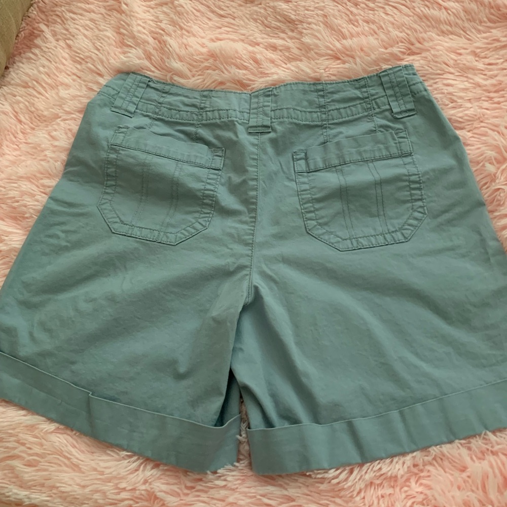 Pretty blue shorts , a must have for summer ladies
